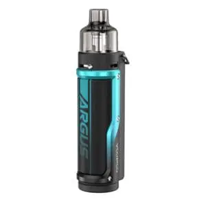Voopoo Argus Pro Device - Litchi Leather Blue Color