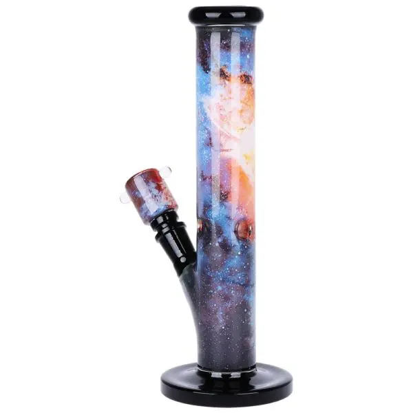 Pulsar Inside Print Straight Tube Glass Water Pipe - Image 10
