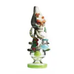 Lookah Glass 11" Cool Skull Bone Water Pipe - Image 8