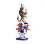 Lookah Glass 11" Cool Skull Bone Water Pipe - Image 4