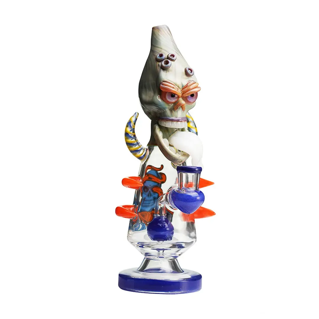 87ece03b-3015-4989-a703-fe59c218b63f.jpg Lookah Glass 11" Cool Skull Bone Water Pipe - Image 2