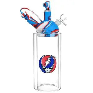 Grateful Dead x Pulsar Silicone & Glass Gravity Water Pipe - Haze Smoke Shop USA - Vaporizers Super Store