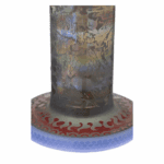 Daze Glass Sidecar Asian Art Glass Water Pipe Art Closeup - Haze Smoke Shop USA