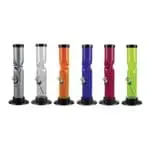Acrylic Straight Water Pipe w/ Ice Catch