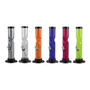 Acrylic Straight Water Pipe w/ Ice Catch - Haze Smoke Shop USA - Vaporizers Super Store