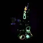 Alien 420 Glow In The Dark Glass Dab Rig - Haze Smoke Shop USA - Vaporizers Super Store