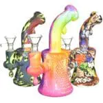 Allover Graphic Silicone Water Pipe