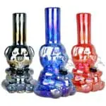 Bear-y Shiny Electroplated Soft Glass Water Pipe