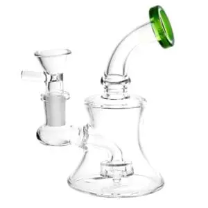 Bent Neck Bell Mini Water Pipe - Haze Smoke Shop USA - Vaporizers Super Store