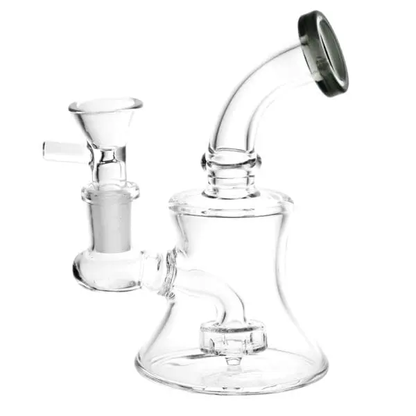 Bent Neck Bell Mini Water Pipe - Haze Smoke Shop USA - Vaporizers Super Store
