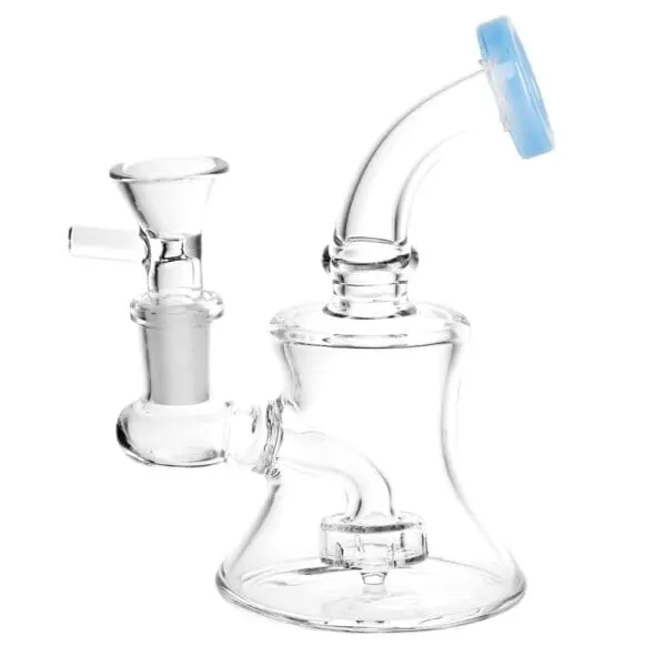 Bent Neck Bell Mini Water Pipe - Haze Smoke Shop USA - Vaporizers Super Store