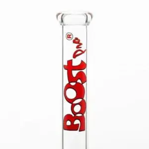 Boost 17" Red Beaker Base Glass Water Pipe - Haze Smoke Shop USA - Vaporizers Super Store