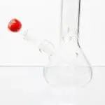 Boost 17" Red Beaker Base Glass Water Pipe - Haze Smoke Shop USA - Vaporizers Super Store