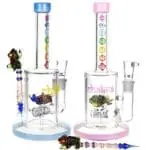 Chakra Frog Water Pipe w/ Stir Tool - Haze Smoke Shop USA - Vaporizers Super Store