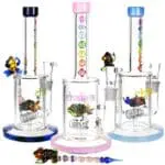 Chakra Frog Water Pipe w/ Stir Tool - Haze Smoke Shop USA - Vaporizers Super Store