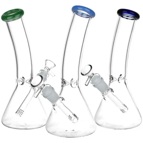 Classic Bent Neck Beaker Glass Water Pipe - Haze Smoke Shop USA - Vaporizers Super Store