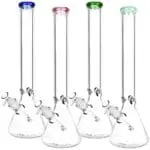 Classic Glass Beaker Light Water Pipe - Haze Smoke Shop USA - Vaporizers Super Store