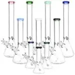 Classic Glass Beaker Light Water Pipe - Haze Smoke Shop USA - Vaporizers Super Store