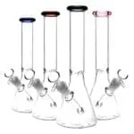 Classic Glass Beaker Light Water Pipe - Haze Smoke Shop USA - Vaporizers Super Store