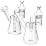 Compact Travel Etched Dab Rig Set