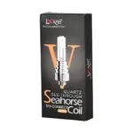 Lookah Seahorse Quartz See Through Coil - 4pc - Image 2