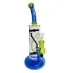 Daze Glass 2nd Gen Spinning DNA & Turbine Perc Glass Water Pipe - Haze Smoke Shop USA - Vaporizers Super Store