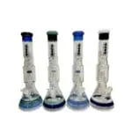 Daze Glass - Approx. 16 Striped Glass Water Pipe - Haze Smoke Shop USA - Vaporizers Super Store