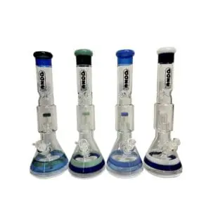 Daze Glass - Approx. 16 Striped Glass Water Pipe - Haze Smoke Shop USA - Vaporizers Super Store