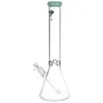 Diamond Glass Gold Classic Beaker Water Pipe - Haze Smoke Shop USA - Vaporizers Super Store