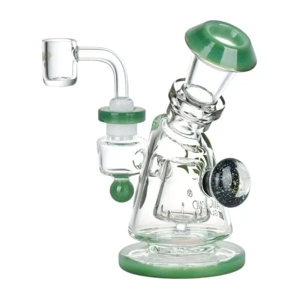 Diamond Glass Gold Hammer Perc Dab Rig - Haze Smoke Shop USA - Vaporizers Super Store