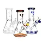 Diamond Glass Gold Hitter Water Pipe