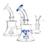 Diamond Glass Gold Mini Shower Water Pipe