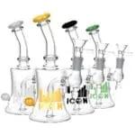 Diamond Glass Icon Baggins Water Pipe