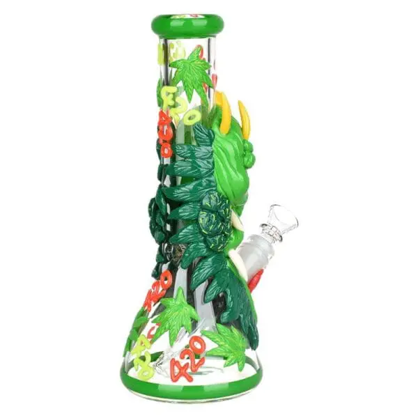 Dragon 420 Glow in Dark Beaker Water Pipe - Haze Smoke Shop USA - Vaporizers Super Store