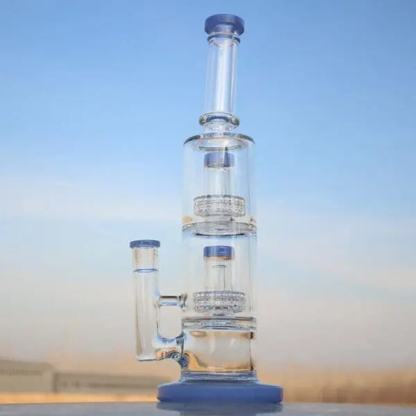 Dual Matrix Percolator Glass Water Pipe - Haze Smoke Shop USA - Vaporizers Super Store