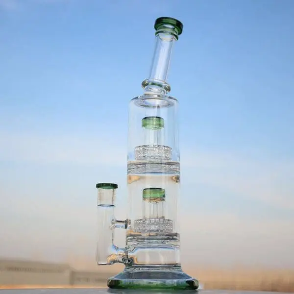Dual Matrix Percolator Glass Water Pipe - Haze Smoke Shop USA - Vaporizers Super Store