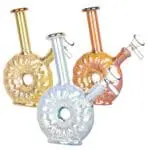 Electroplated Donut Glass Water Pipe - Haze Smoke Shop USA - Vaporizers Super Store