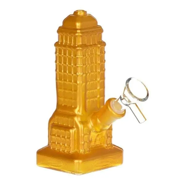Empire State of Mind Glass Water Pipe - Haze Smoke Shop USA - Vaporizers Super Store