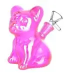 French Bulldog Glass Water Pipe - Haze Smoke Shop USA - Vaporizers Super Store