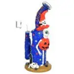 Frightening Fiesta Enamel on Glow in The Dark Glass Dab Rig - Haze Smoke Shop USA - Vaporizers Super Store