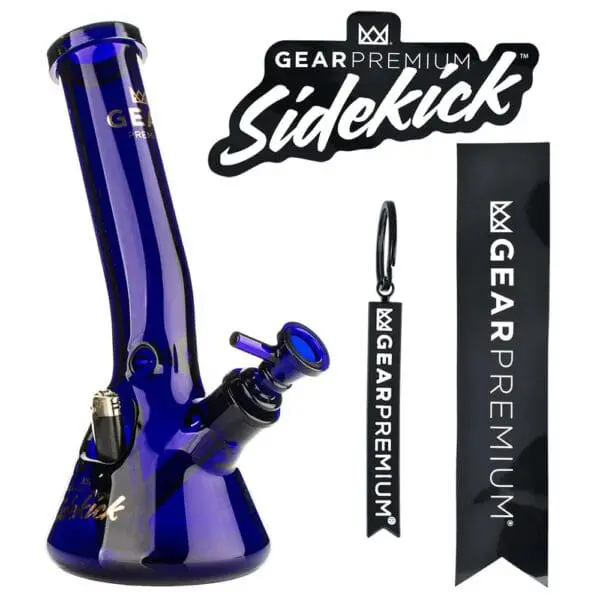 Gear Premium Sidekick Laid Back Glass Beaker Water Pipe - Haze Smoke Shop USA - Vaporizers Super Store
