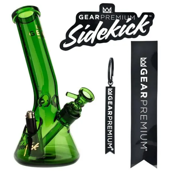 Gear Premium Sidekick Laid Back Glass Beaker Water Pipe - Haze Smoke Shop USA - Vaporizers Super Store