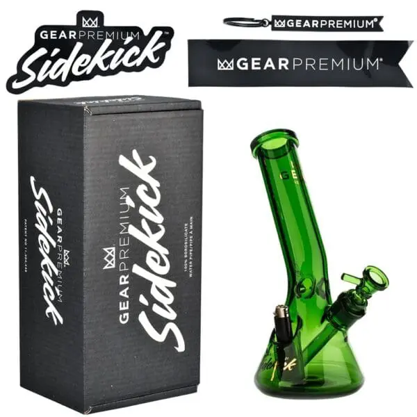 Gear Premium Sidekick Laid Back Glass Beaker Water Pipe - Haze Smoke Shop USA - Vaporizers Super Store