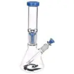 Glass House Flathead Perc Beaker - Haze Smoke Shop USA - Vaporizers Super Store