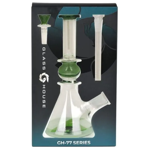 Glass House Orb Beaker Water Pipe - Haze Smoke Shop USA - Vaporizers Super Store