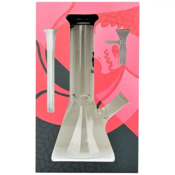 Glass House Pinched Beaker Glass Water Pipe - Haze Smoke Shop USA - Vaporizers Super Store