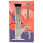 Glass House Pinched Straight Tube Glass Waterpipe - Haze Smoke Shop USA - Vaporizers Super Store
