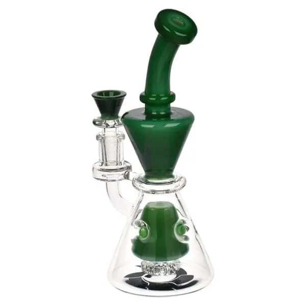 Glass House Two Toned Hourglass Water Pipe - Haze Smoke Shop USA - Vaporizers Super Store