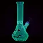 Glow In Dark Jack-O-Lantern Glass Bong - Haze Smoke Shop USA - Vaporizers Super Store