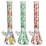 Glow Mushroom Beaker Water Pipe